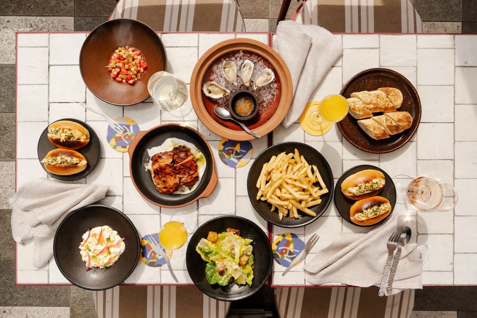 Sueño brunch spread, image credit: Blank Studios