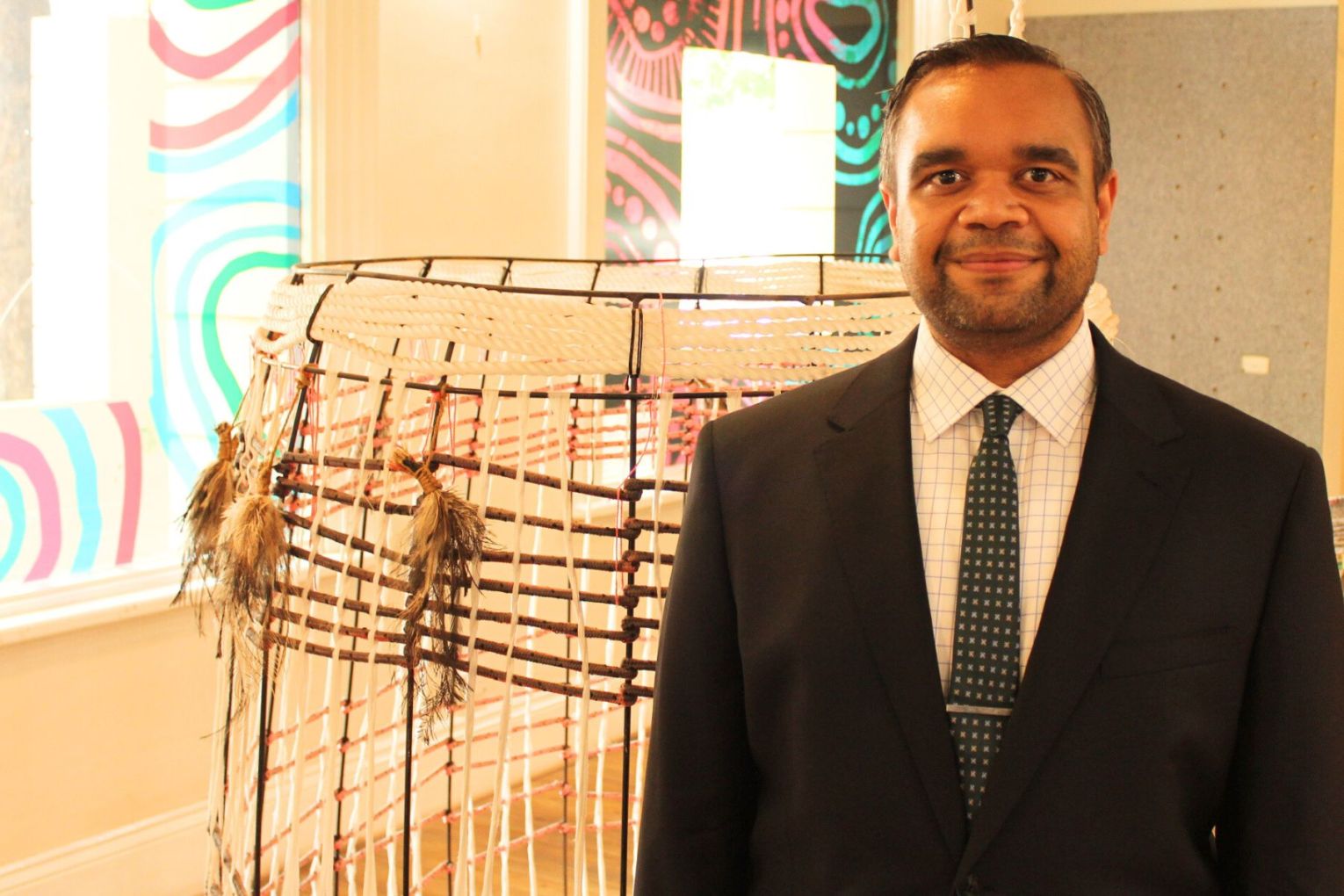 Tandanya CEO Brenz Saunders said he was ready to continue the work required to bring the Institute back to life. Photo: David Simmons