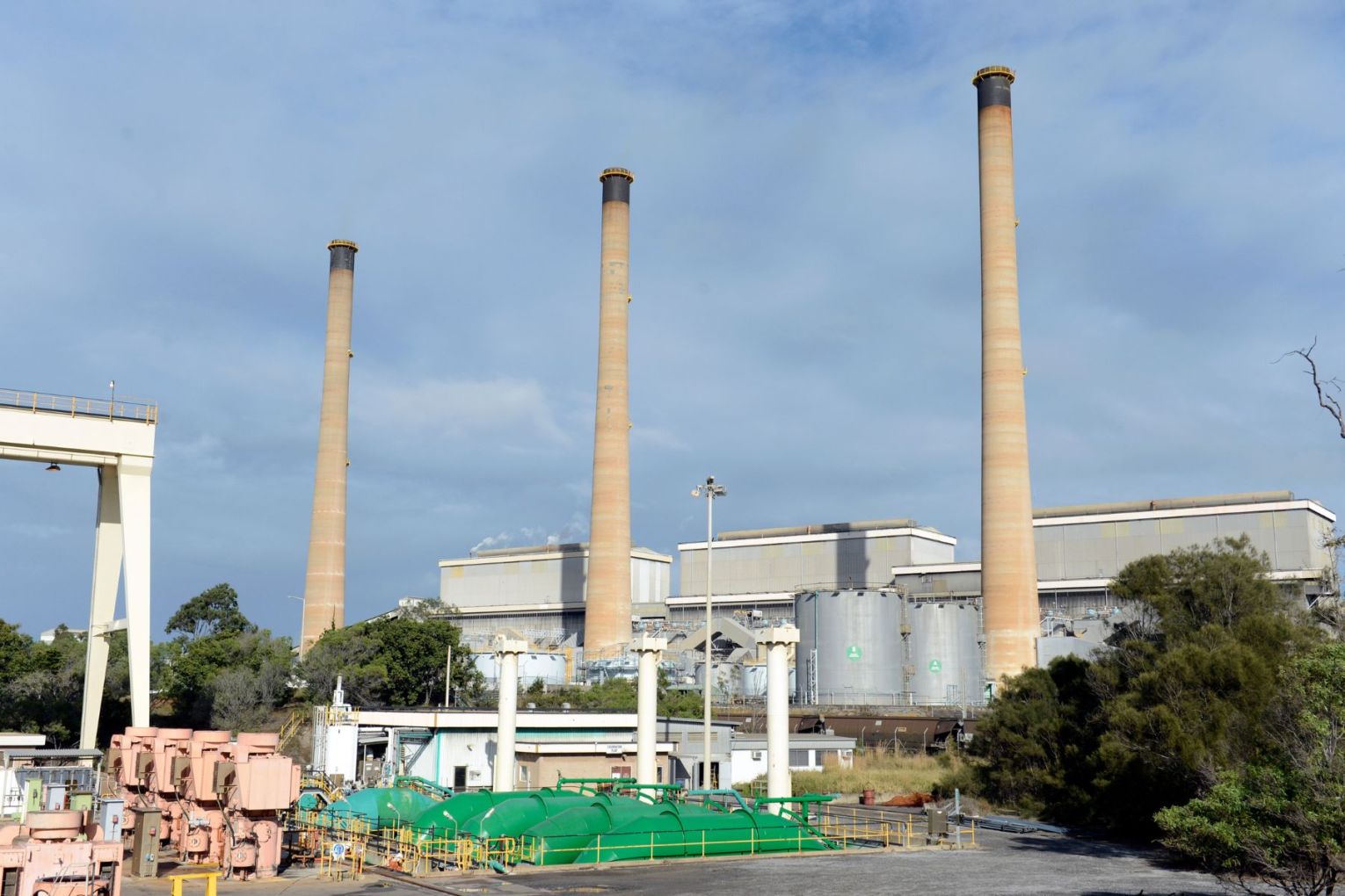 The Gladstone Power Station is the largest and oldest coal fired power station in Queensland. Picture: Dan Peled