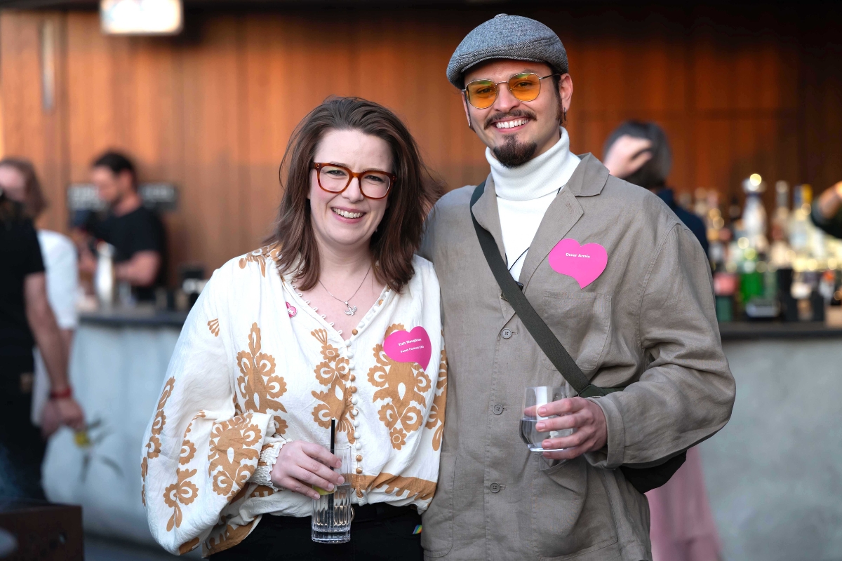 Tish Naughton and Oscar Arrais