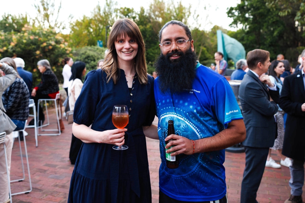 Bec Dugmore and Luke Wilson