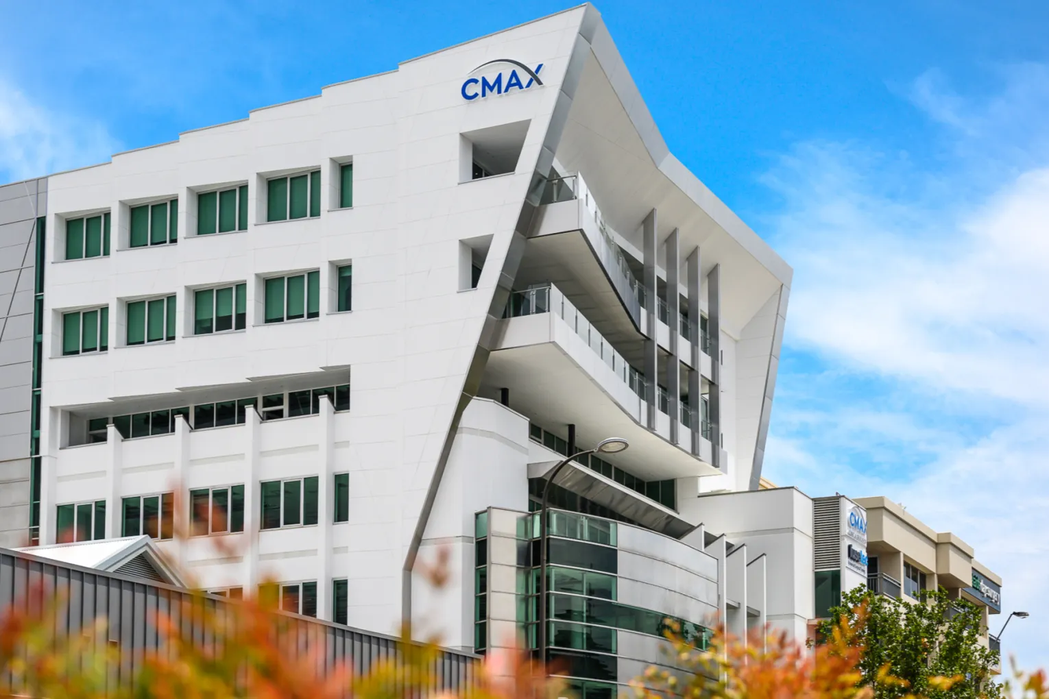 The CMAX Clinical Research building on North Terrace, Adelaide.