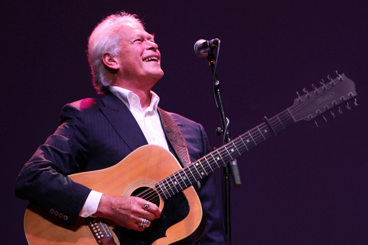 On the road again ... Keith Potger keeps The Seekers' flame burning.