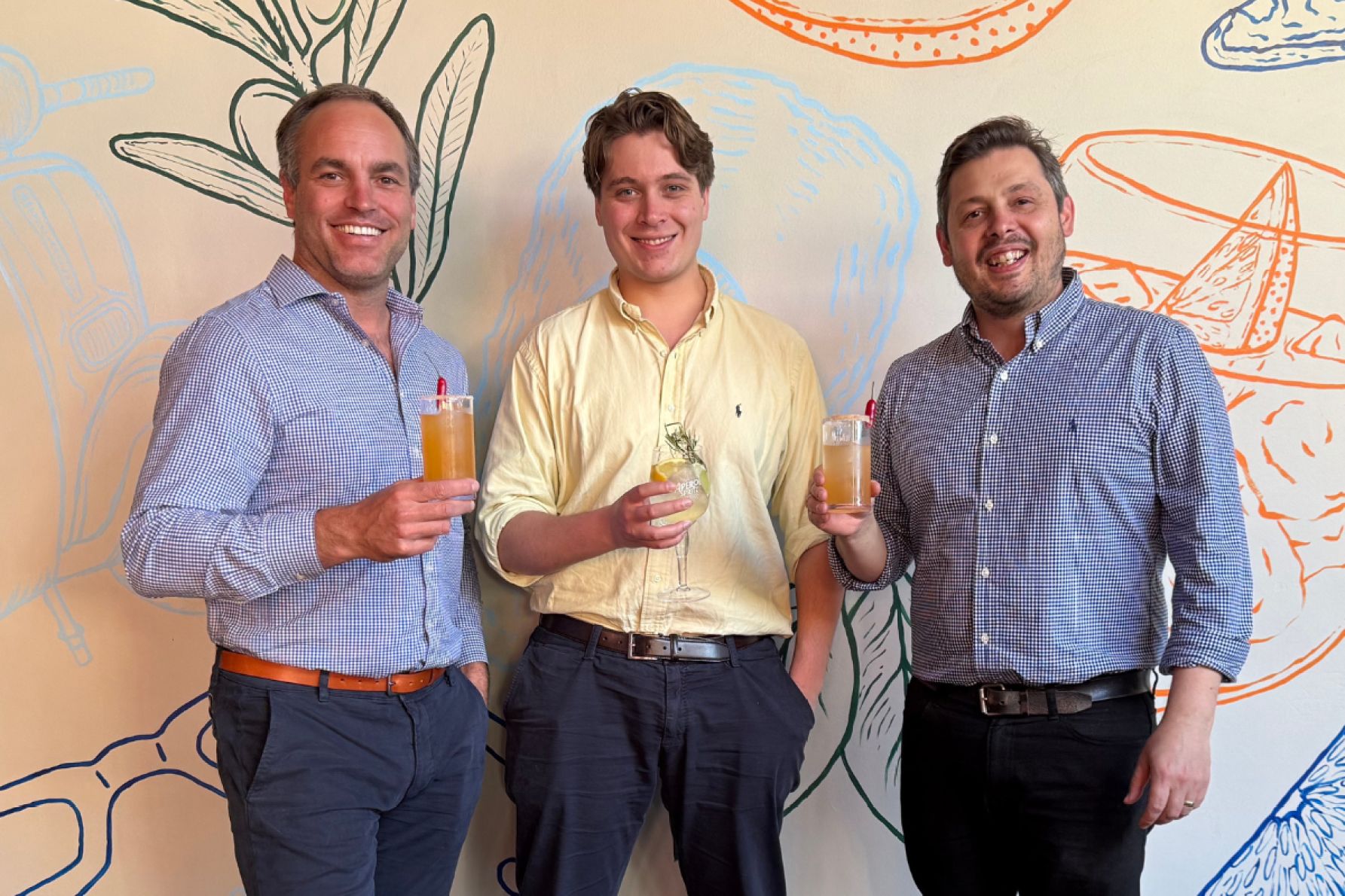 Matias Cavanna, Edouard Peter and Pablo Theodoros