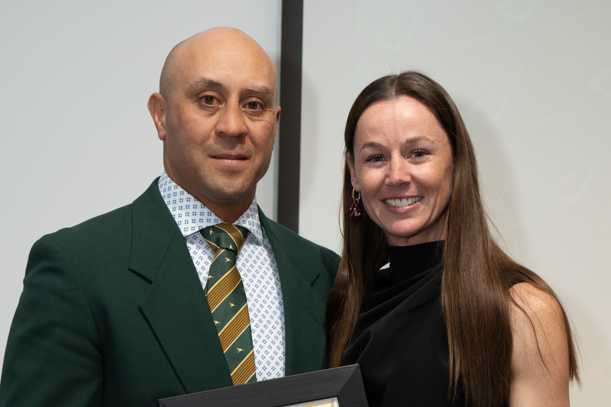 John Tokarua and Abbie Burgess-Brice