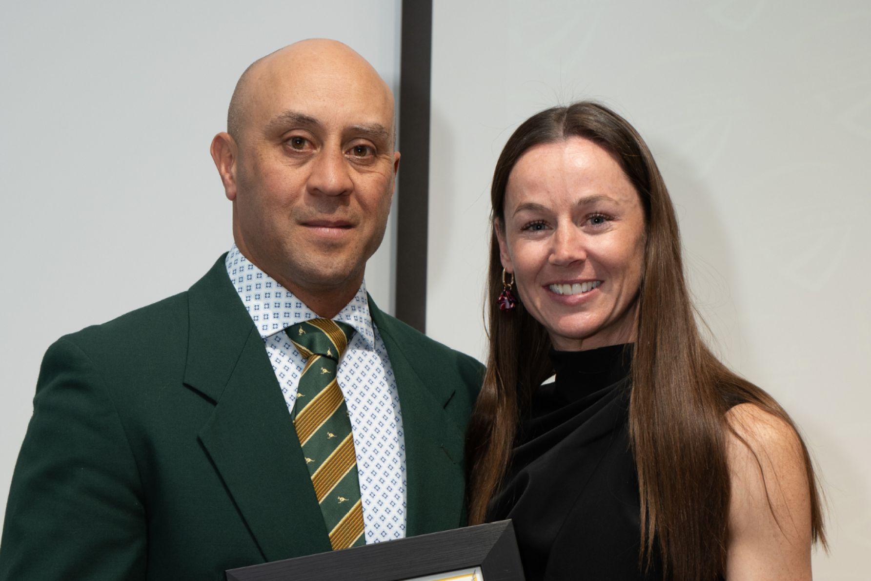 John Tokarua and Abbie Burgess-Brice