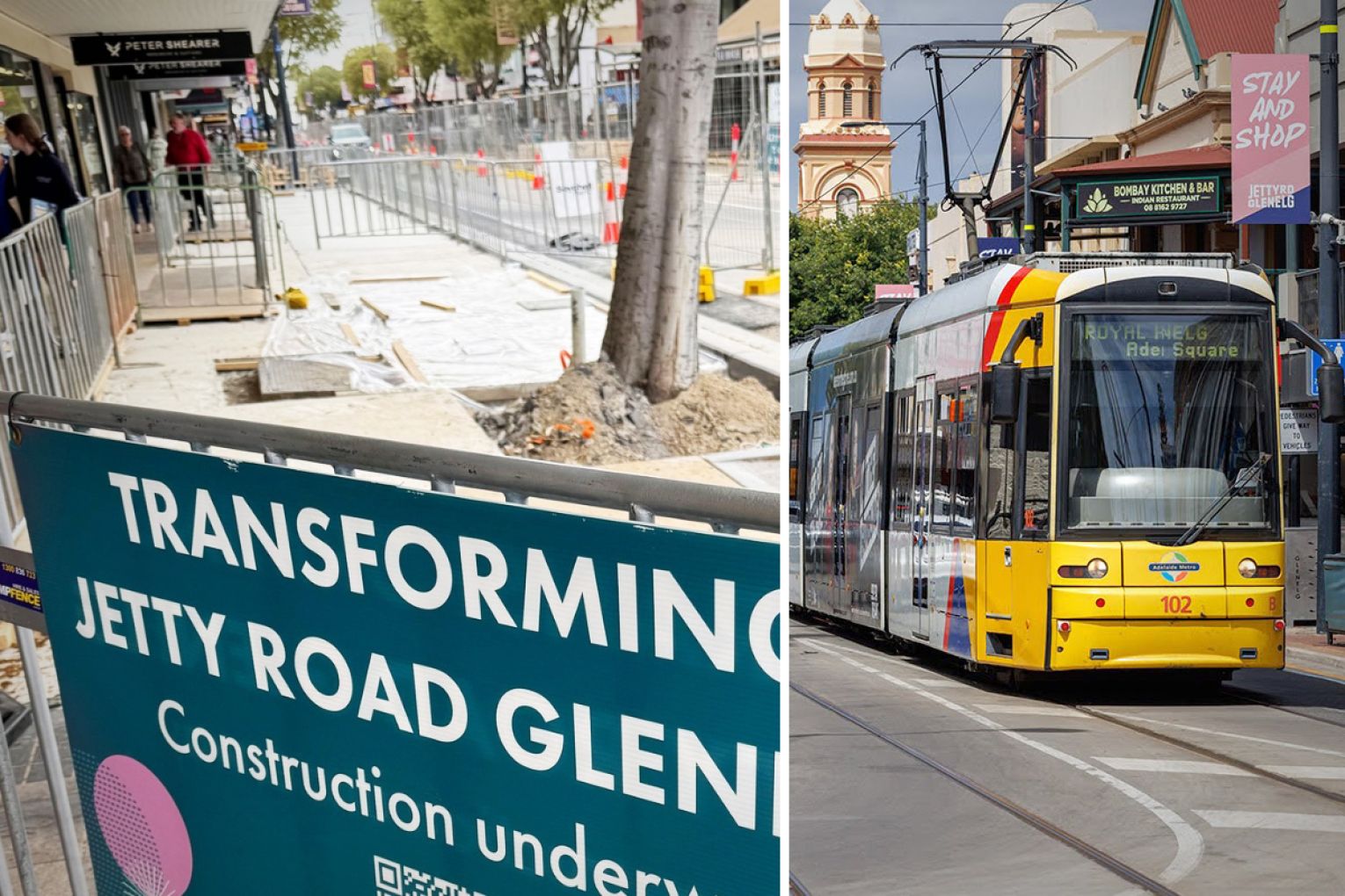 Jetty Road vacancies have increased amid construction and tram projects. Photo: supplied.