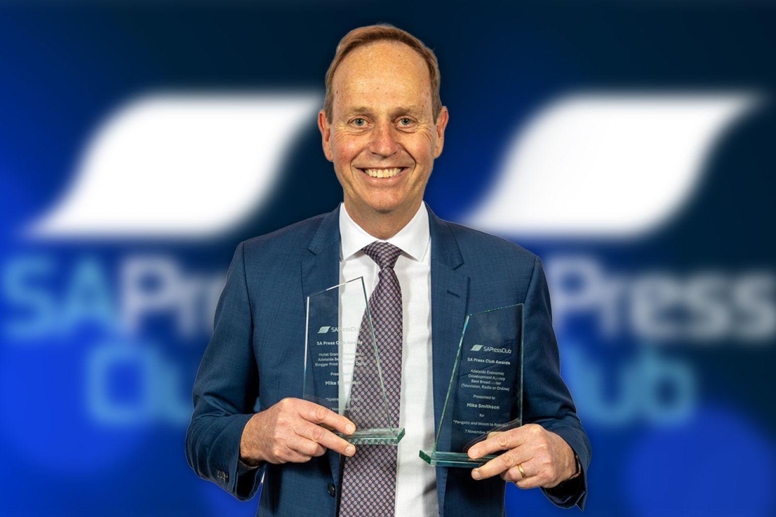 Mike Smithson was named Best Columnist/Blogger in Print or Online Digital at the 2025 SA Press Club Awards on Friday.