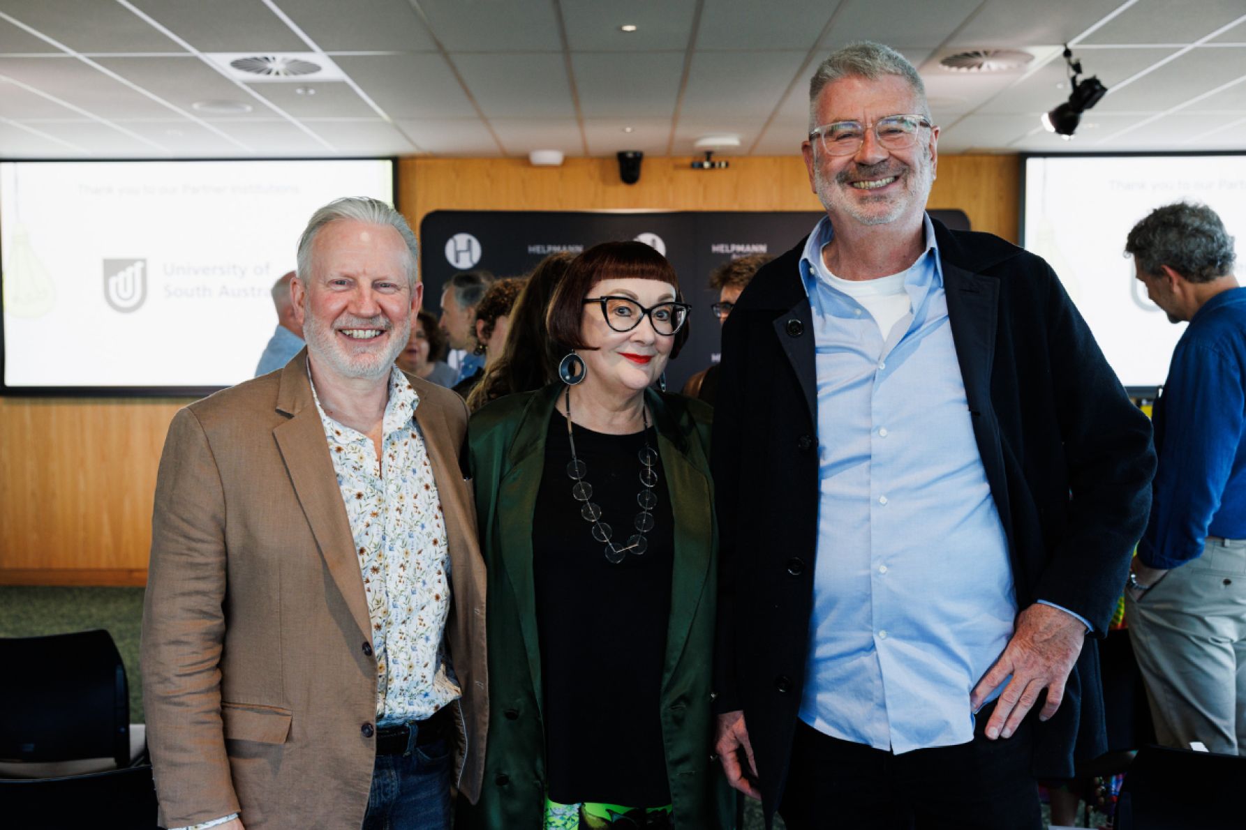 Mark Jones, Diana Jaquillard and Andrew Leunig