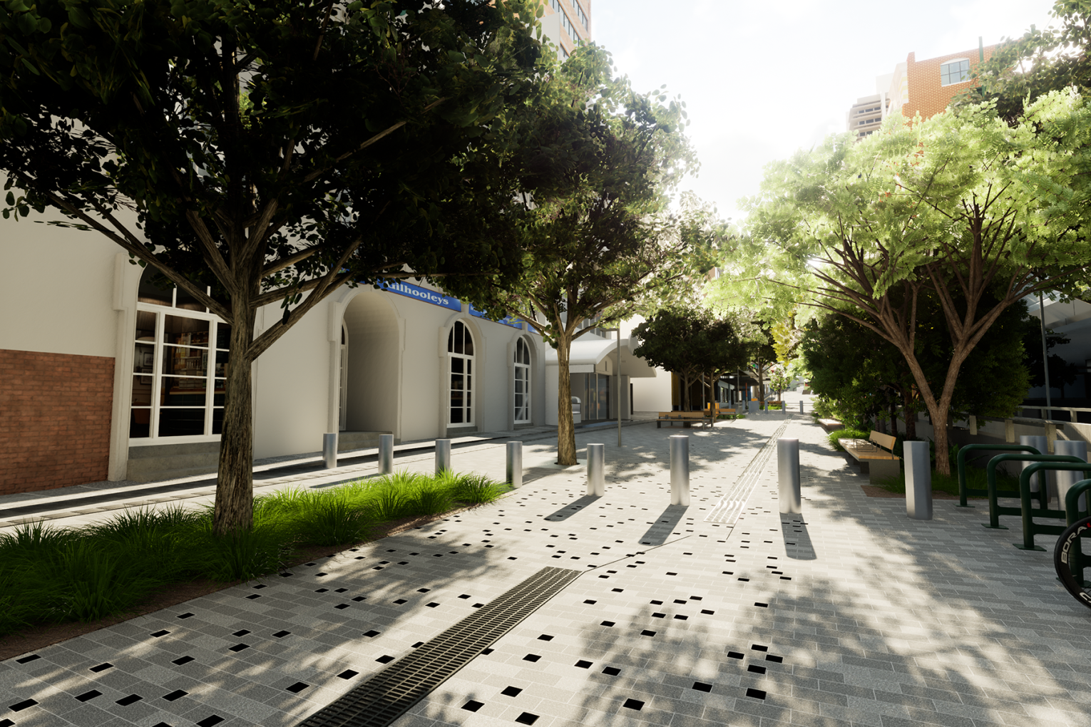 Albert Street Station and plaza renders