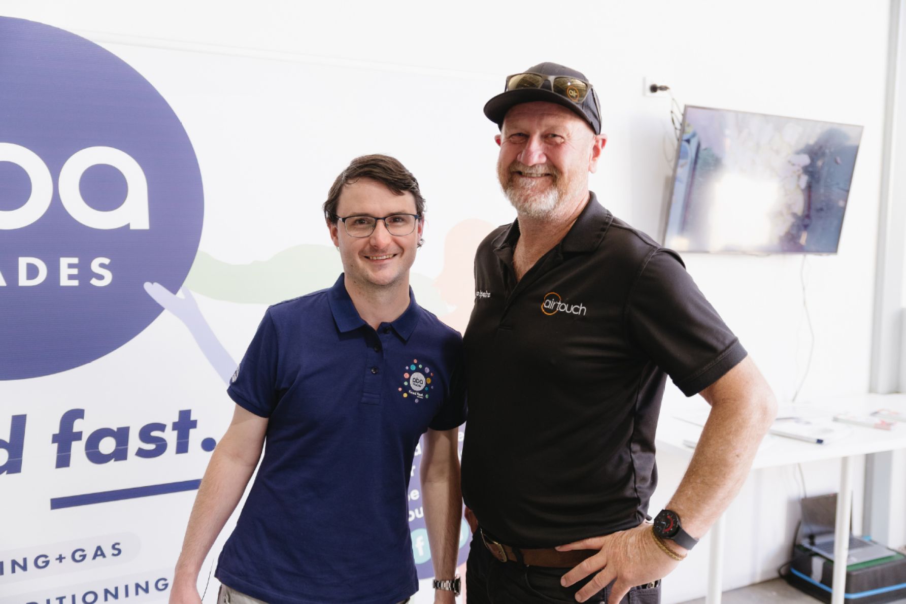 Adam Connell and Roger Gameau