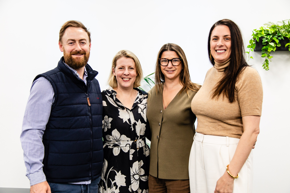 Aidan March, Caroline March, Elsa Davis and Hannah McClure