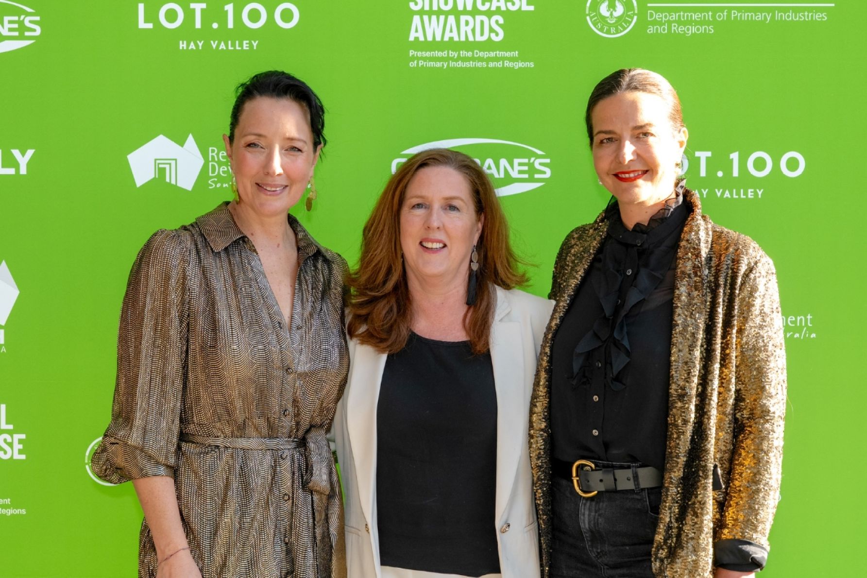 Ali Clarke, Gen Meegan and Belinda Heinrich