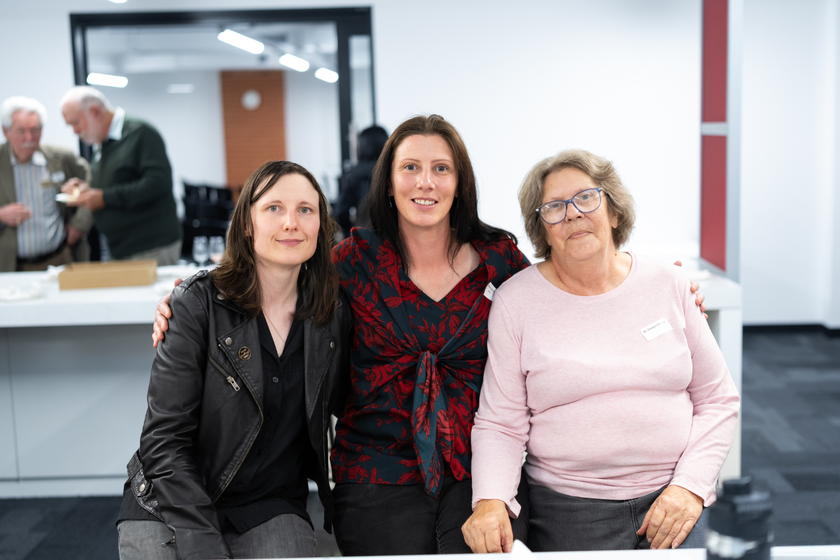 Aly Kemp, Alia Omond and Sharyn Omond
