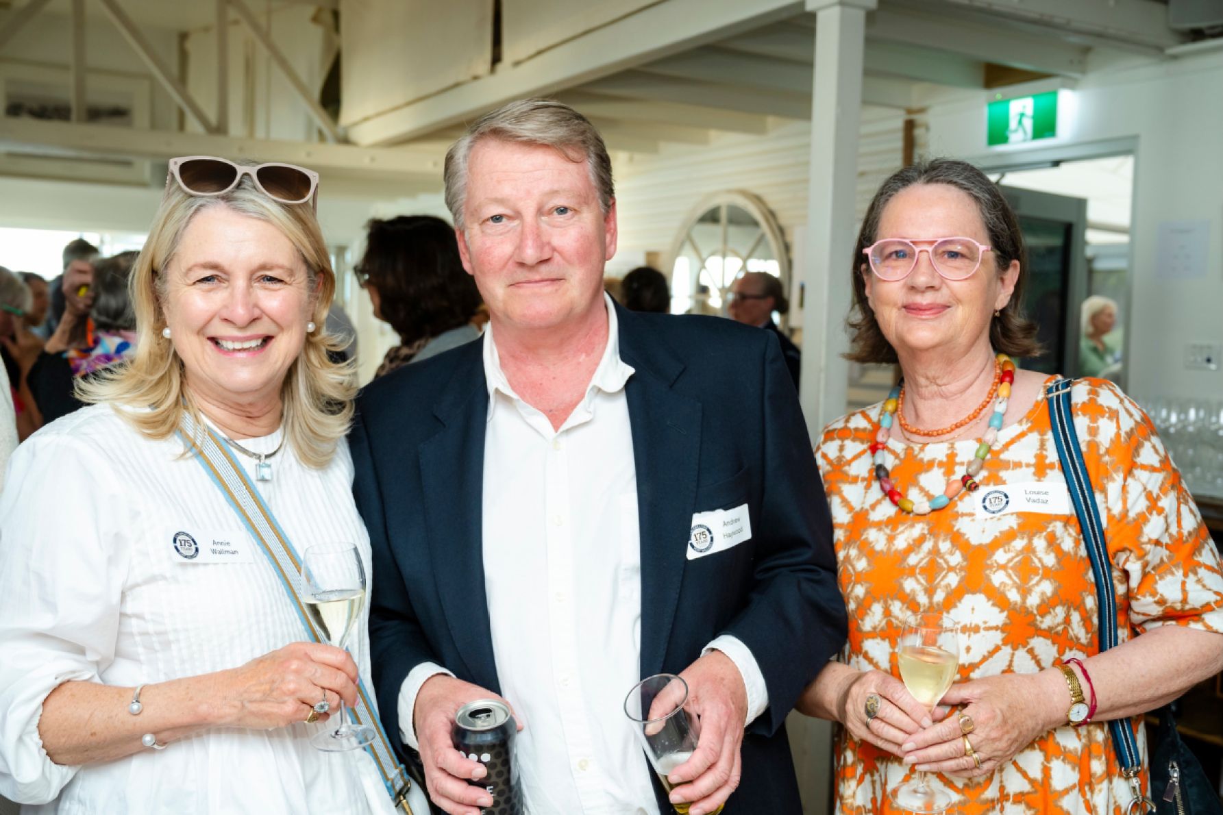 Annie Wallman, Andrew Hayward and Louise Vadasz