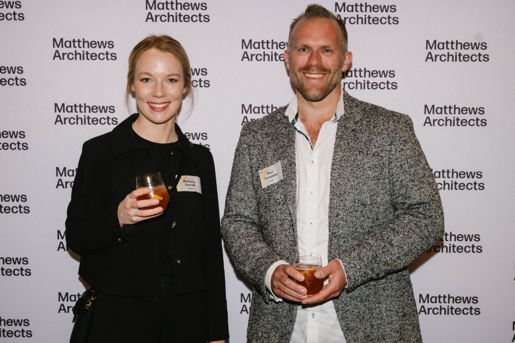 Bethany Overall and Paul Thompson