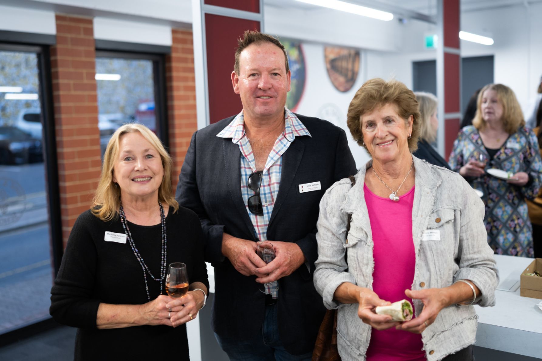 Bunty Parsons, Jamie McIlwain and Victoria Winnall