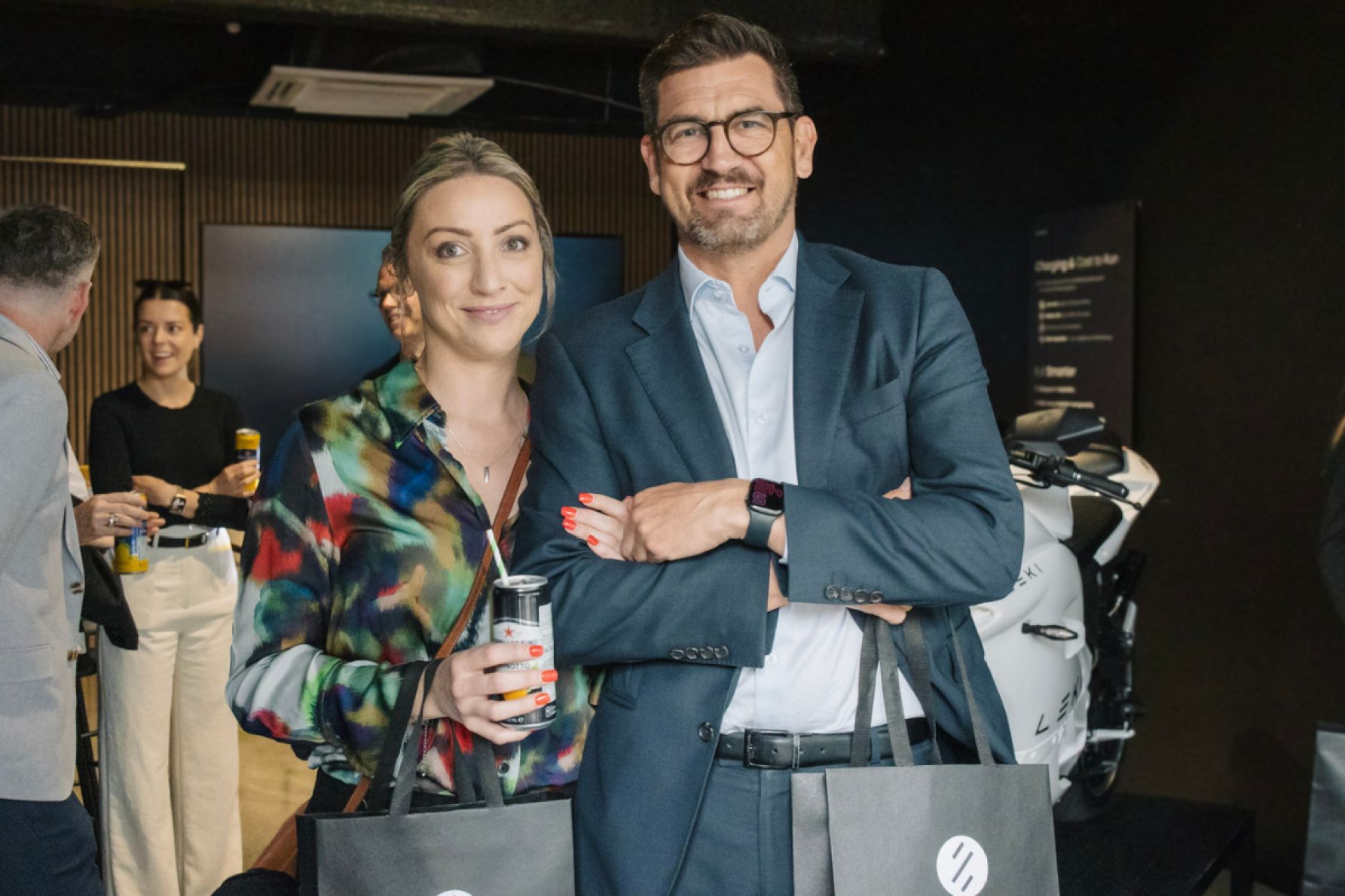 Carmen Walker and Sam Wallace