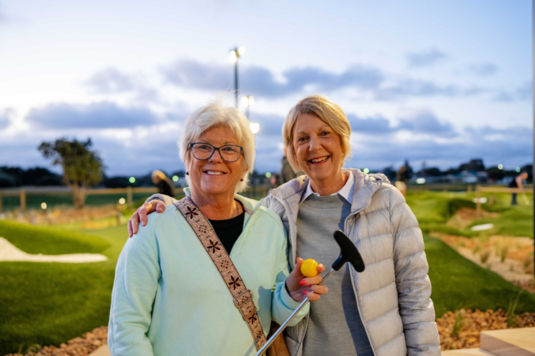 Carolyn Kerahan and Annette Pearce