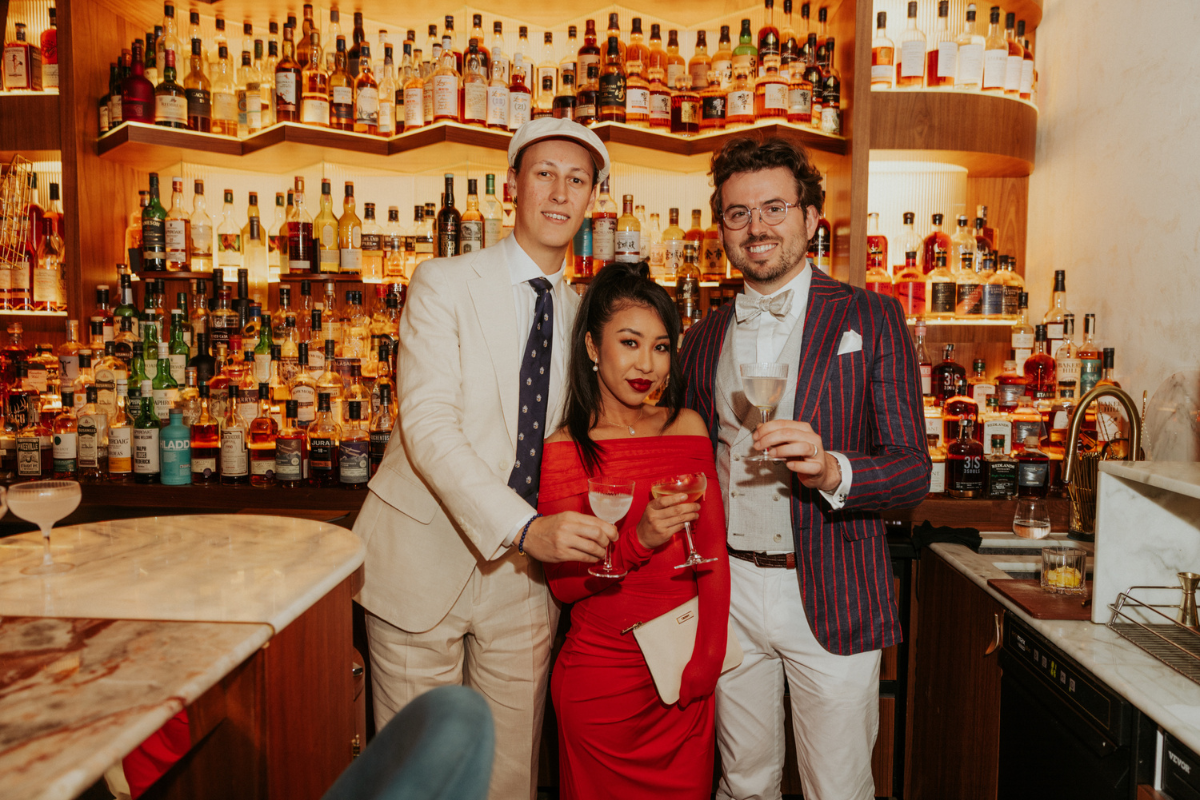 Christopher du Plessis with Hein and Matt McRae