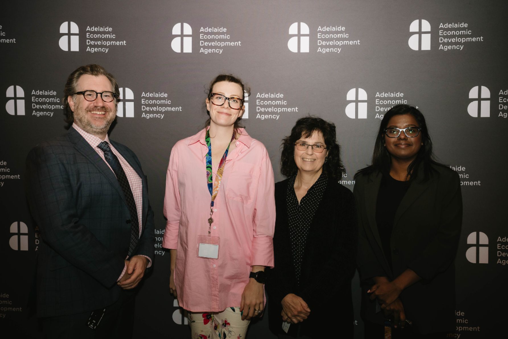 David Bills, Dani Harrington-Vogt, Susan Stone and Karishma Kodavali