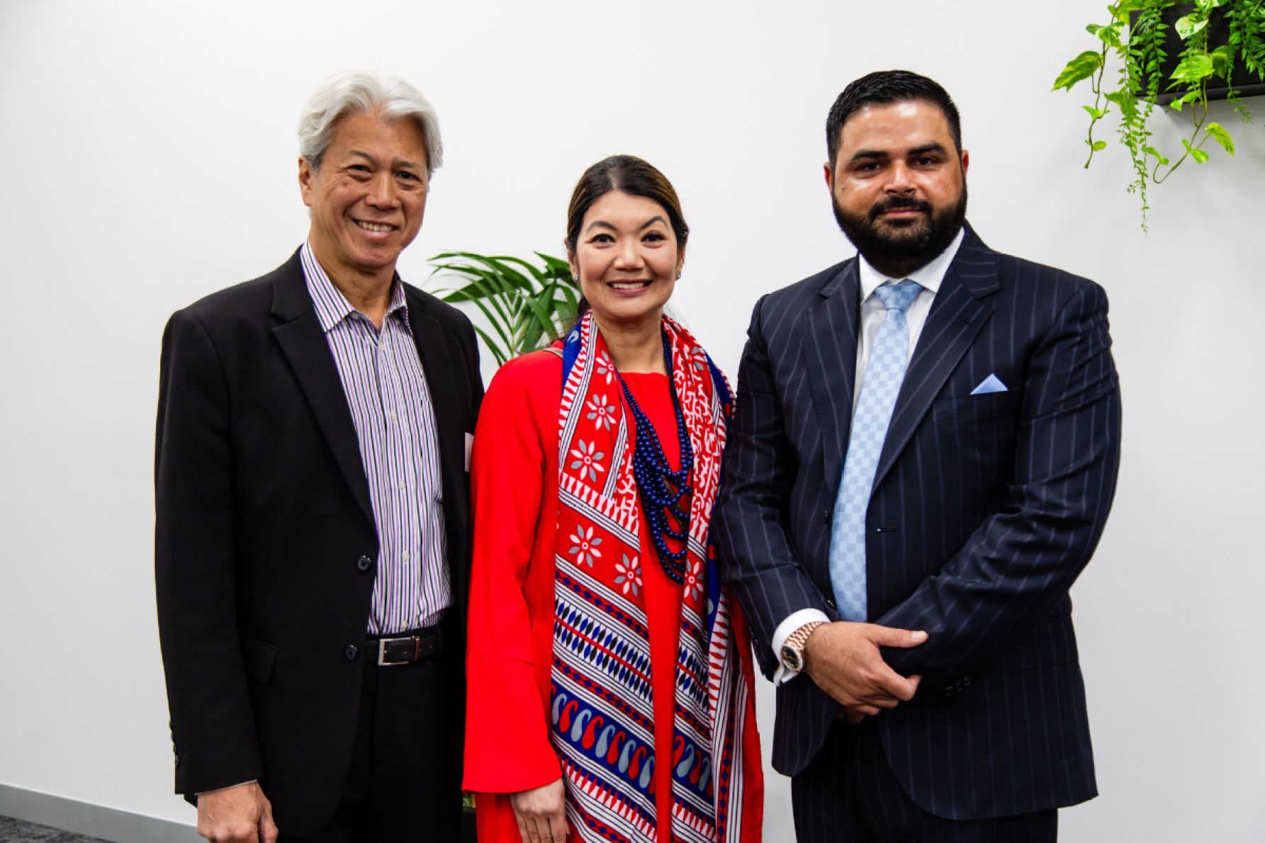 Eddie Liew, Jing Lee and Sunny Singh