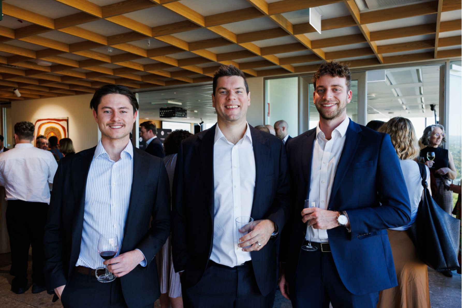 Oliver Snoad, Andrew Camens and Alex Bosnich