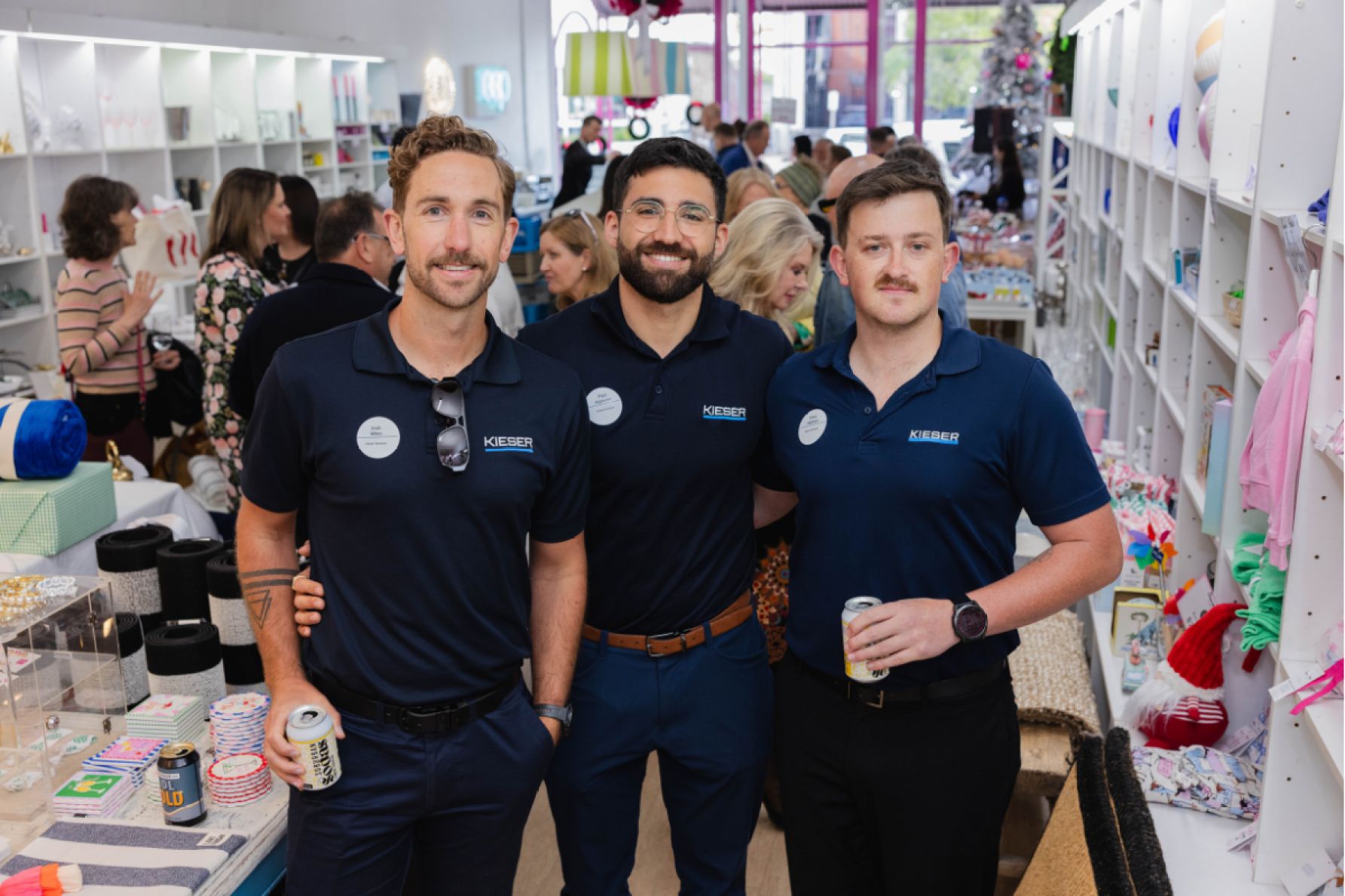 Josh Miller, Paul Aigneren and Drew Napthen