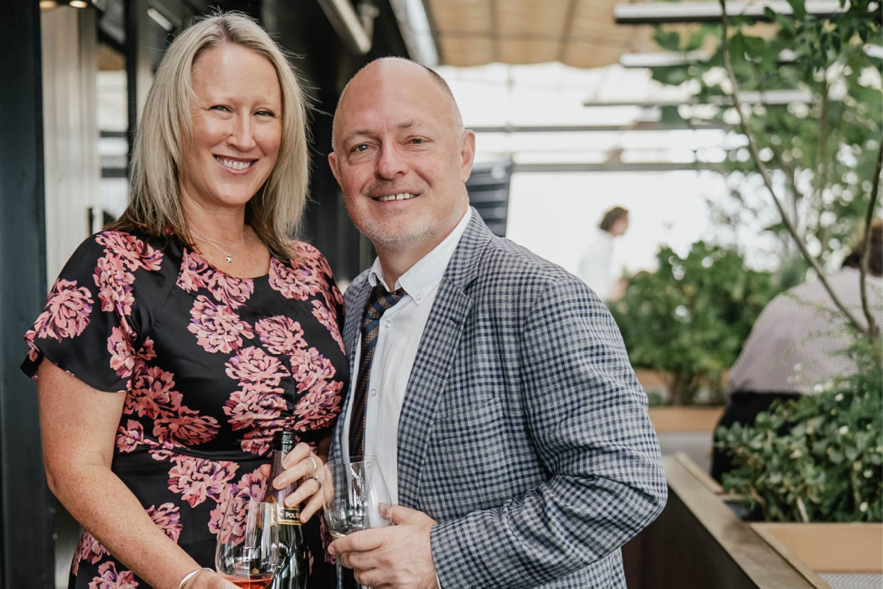 Kate Wigan and Simon Adami