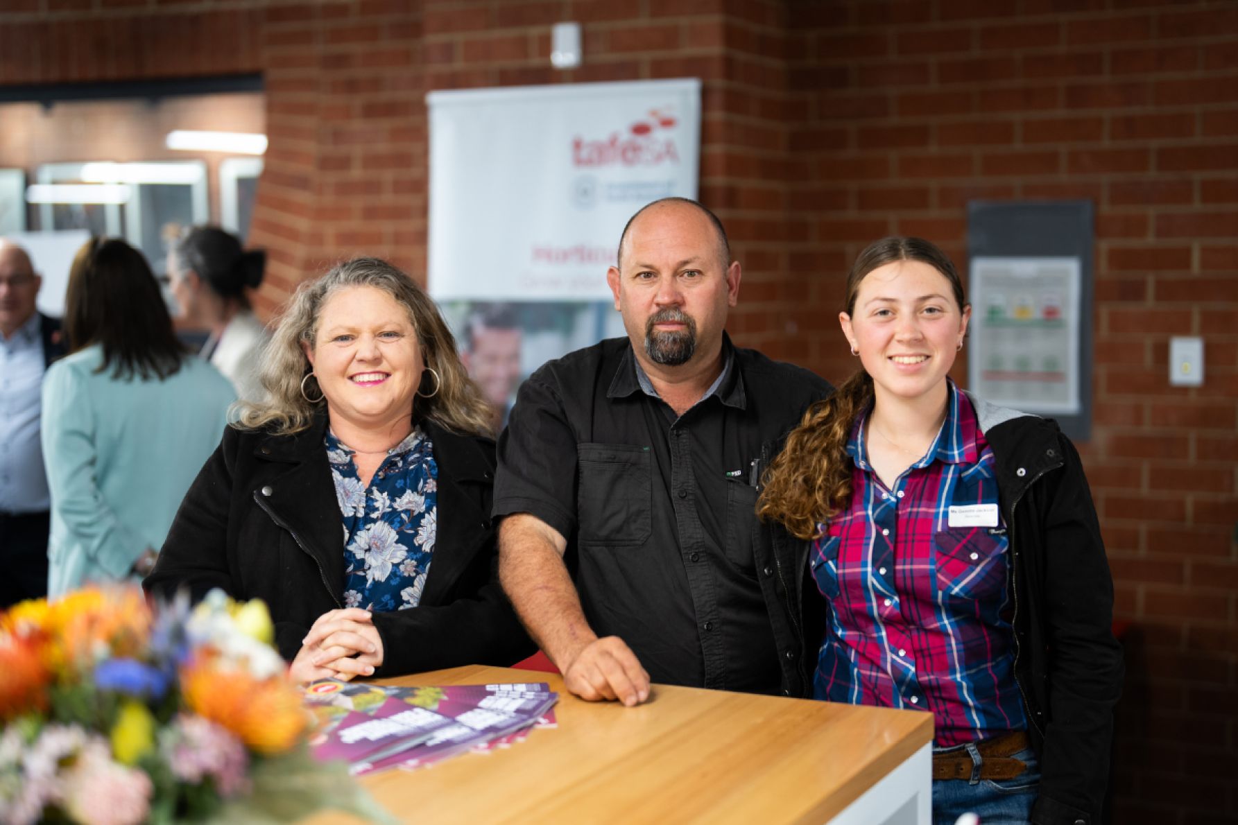 Kelly Jackson, Terry Jackson and Gemma Jackson