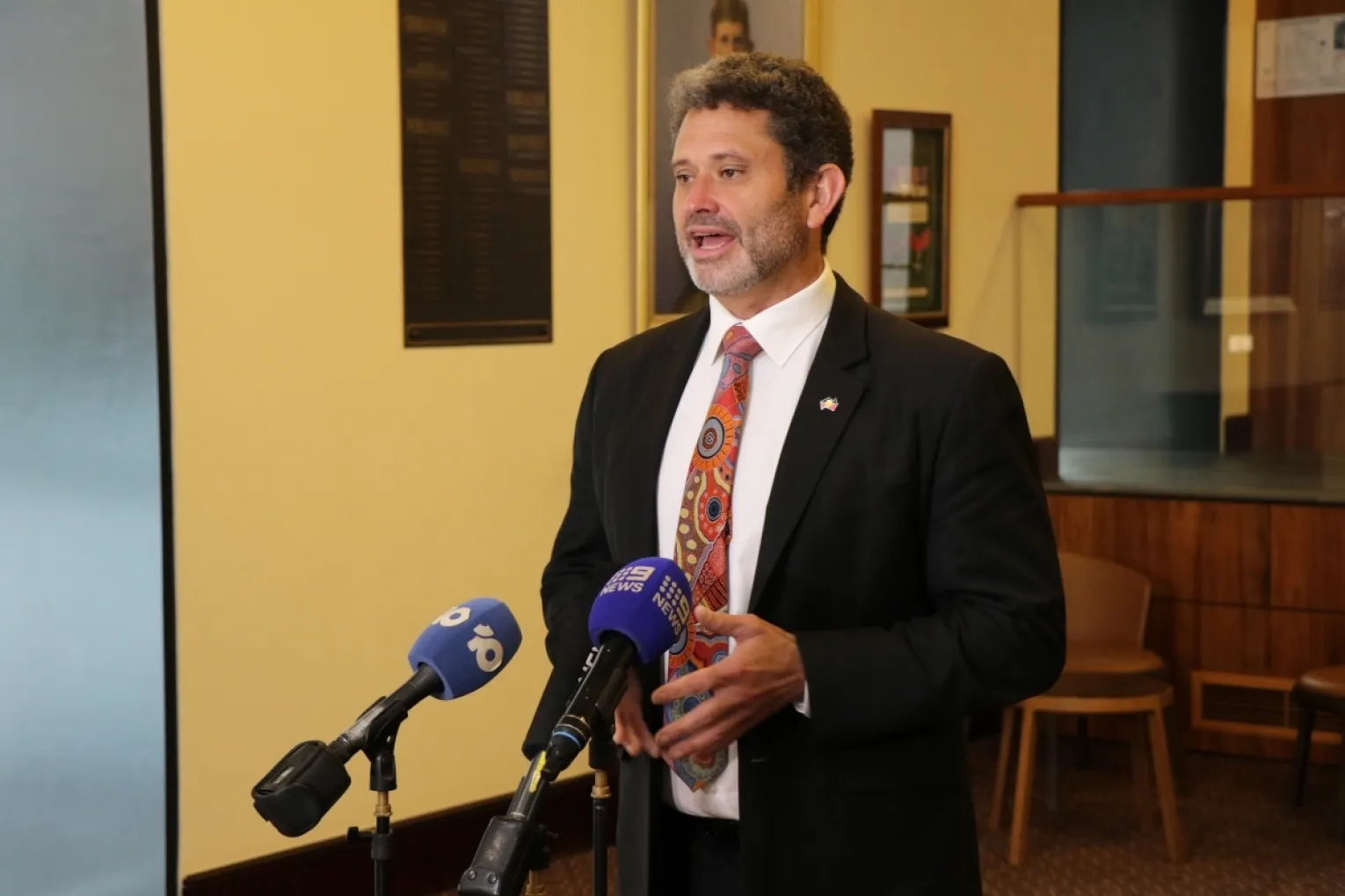 Deputy Premier Kyam Maher today announced the establishment of a review into lobbying in South Australia. Photo: Charlie Gilchrist/InDaily