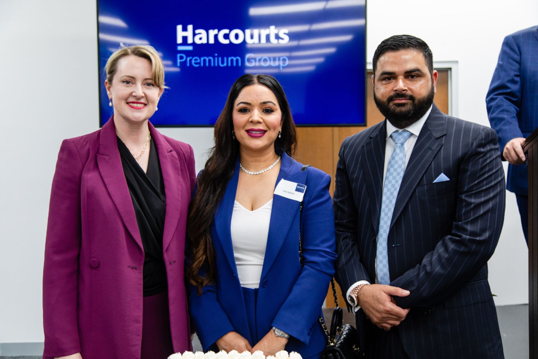 Lucy Hood, Raji Mann and Sunny Singh