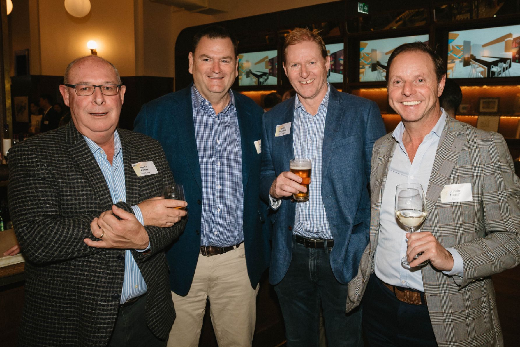 Martin Potter, Peter Tulla, David Reynolds and Justin Hazell