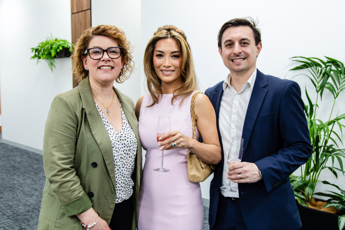 Maryanne Camerini with Monica and Matt Centrone