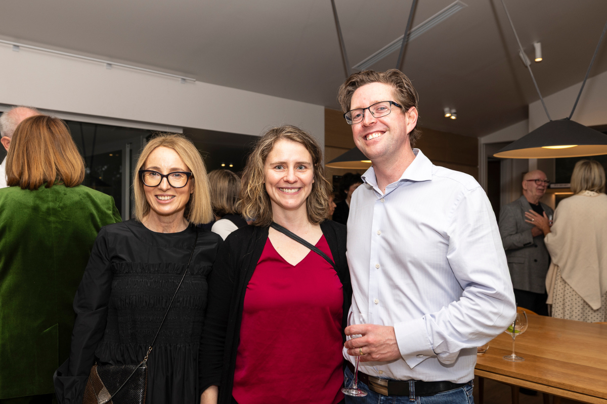 Michaela Webster, Caroline Foreman and Scott Foreman