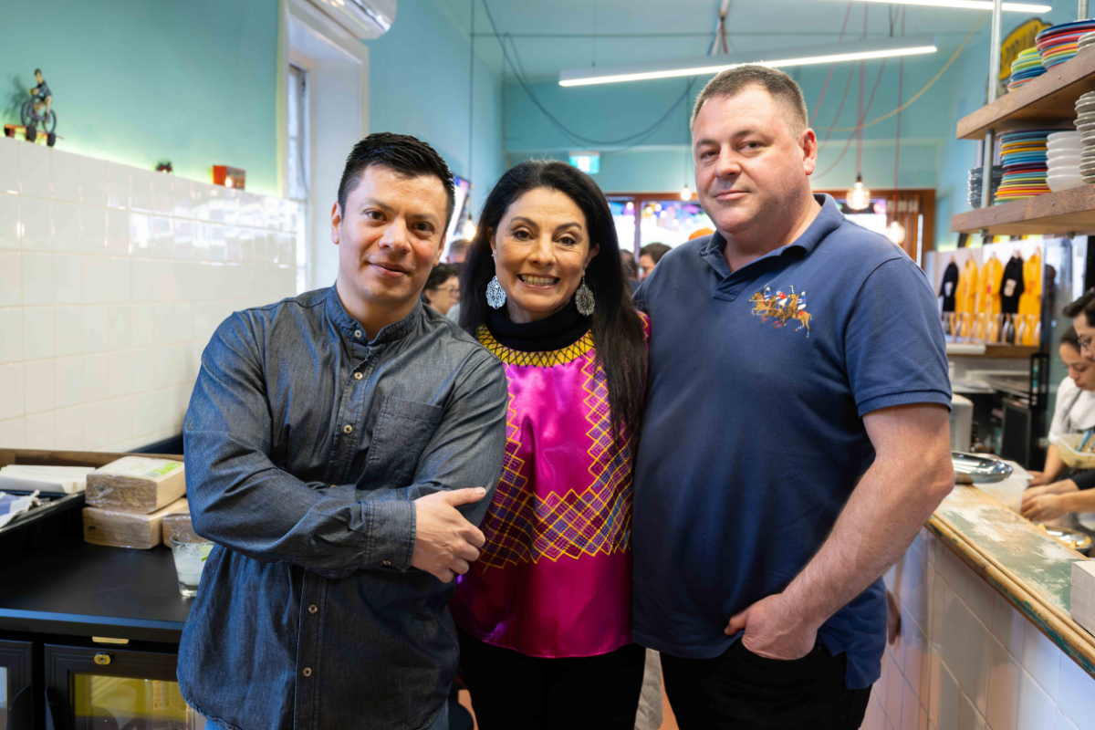 Miguel Diaz, Diana Gonzalez and Ashley van Kruyssen