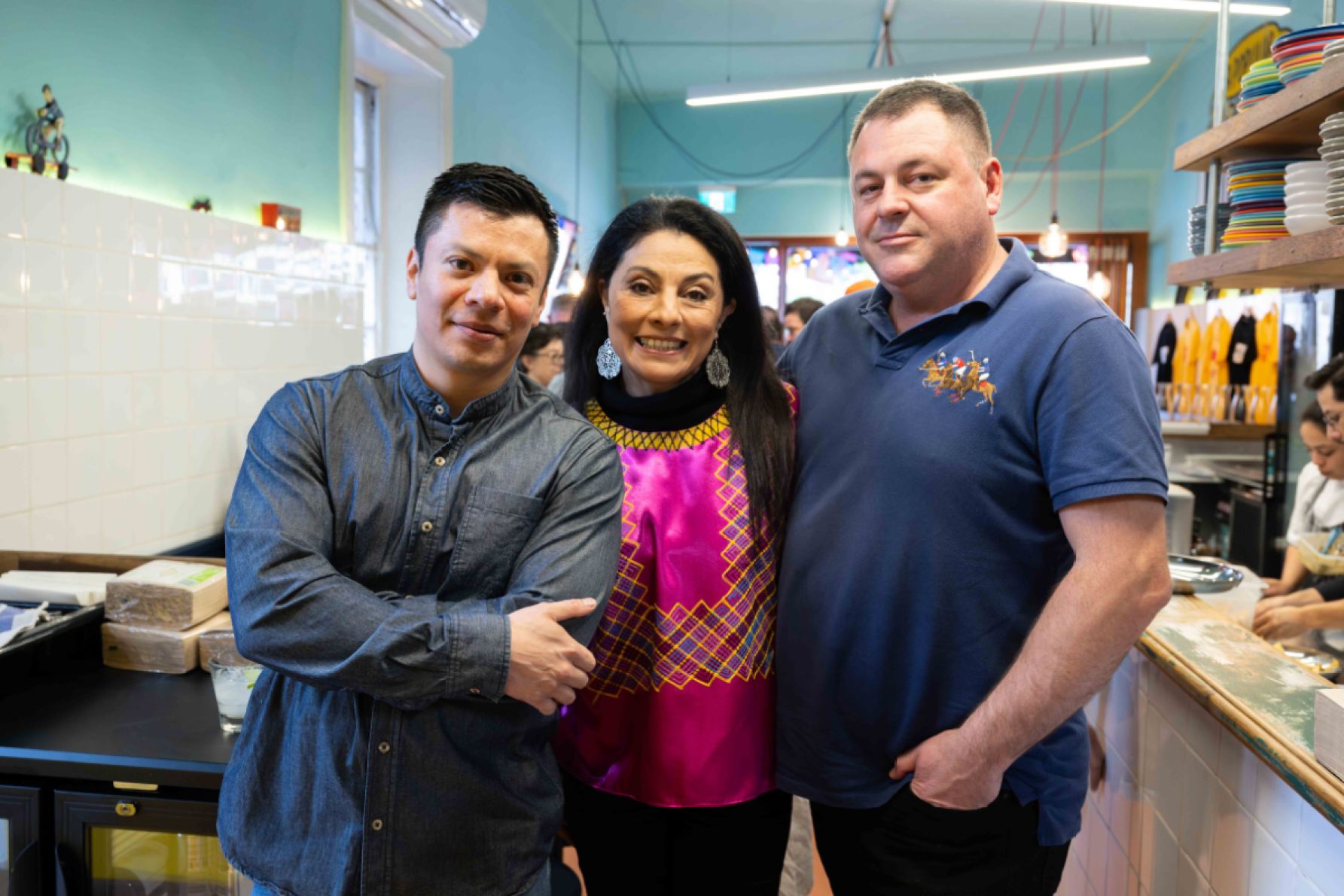 Miguel Diaz, Diana Gonzalez and Ashley van Kruyssen