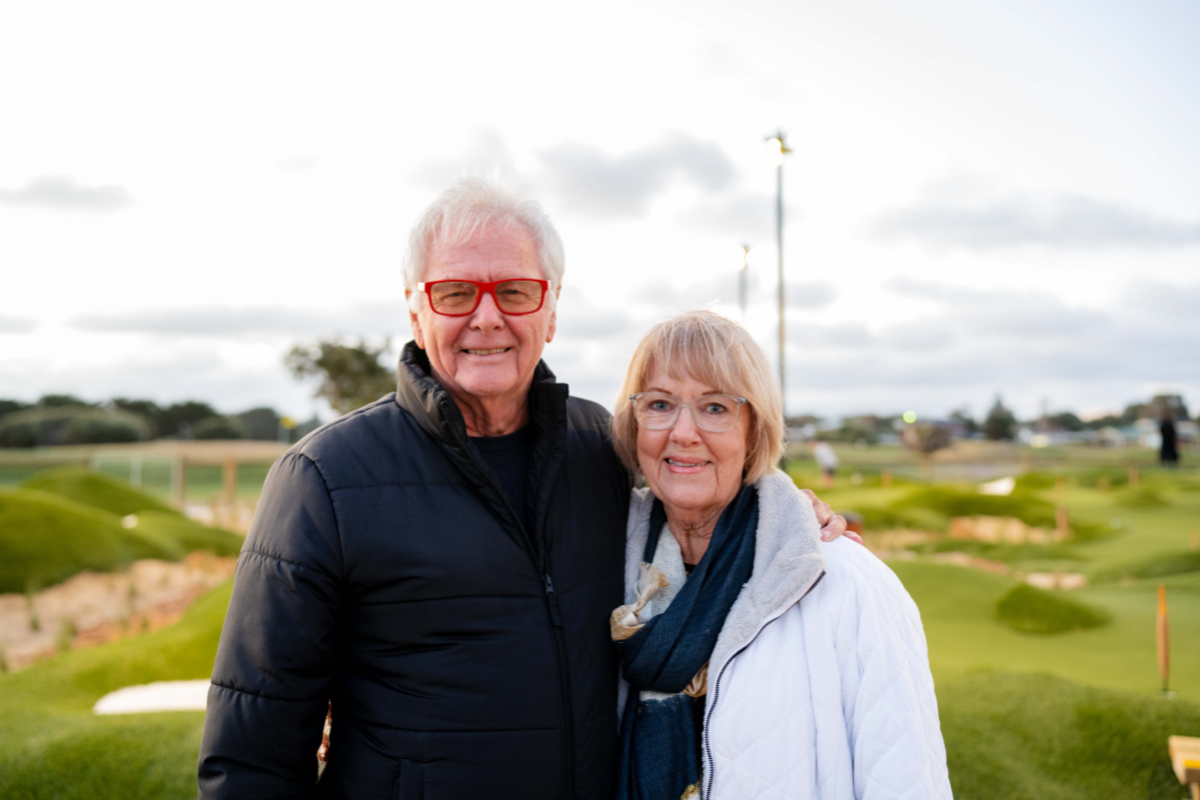 Murray Roberts and Sue Morgan