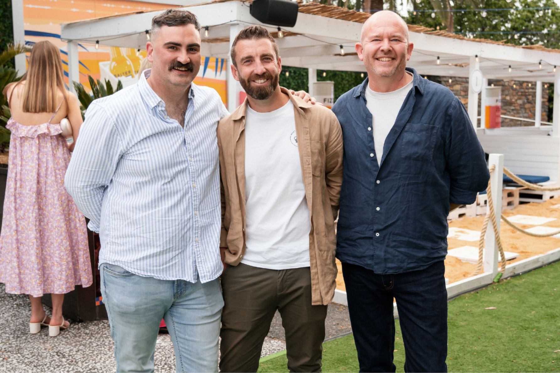 Nick Olsson, Brett Baker and Patrick Allan