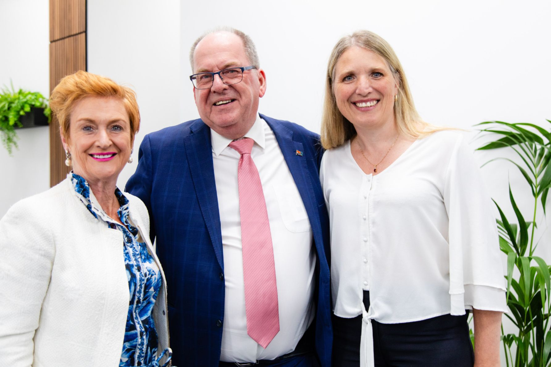 Nicola Martin, Maurice Henderson and Sandy Kastanos