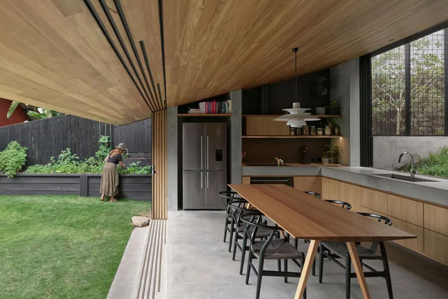 Niwa House in Brisbane was among 30 winning designs at this year's National Architecture Awards. Picture: Adam Valentine PR