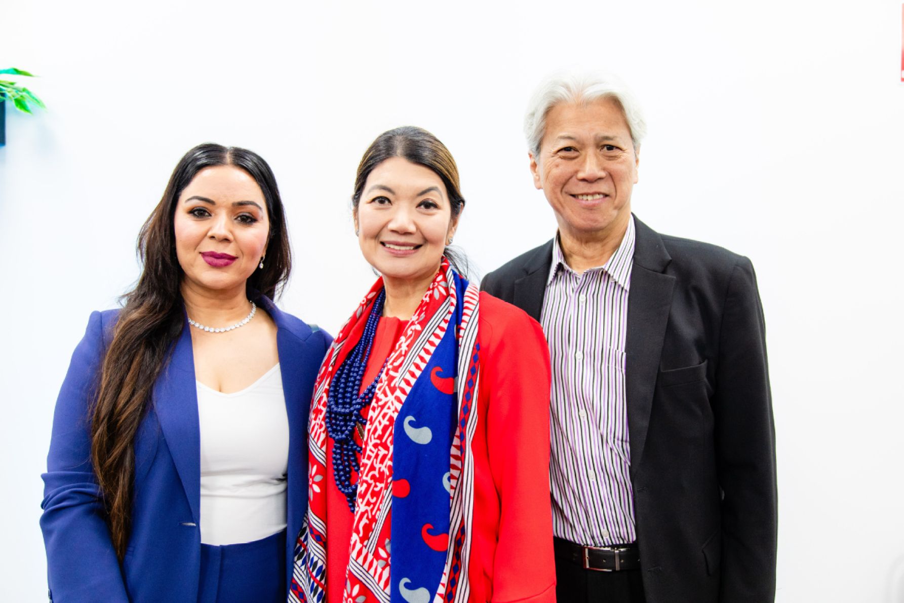 Raji Mann, Jing Lee and Eddie Liew