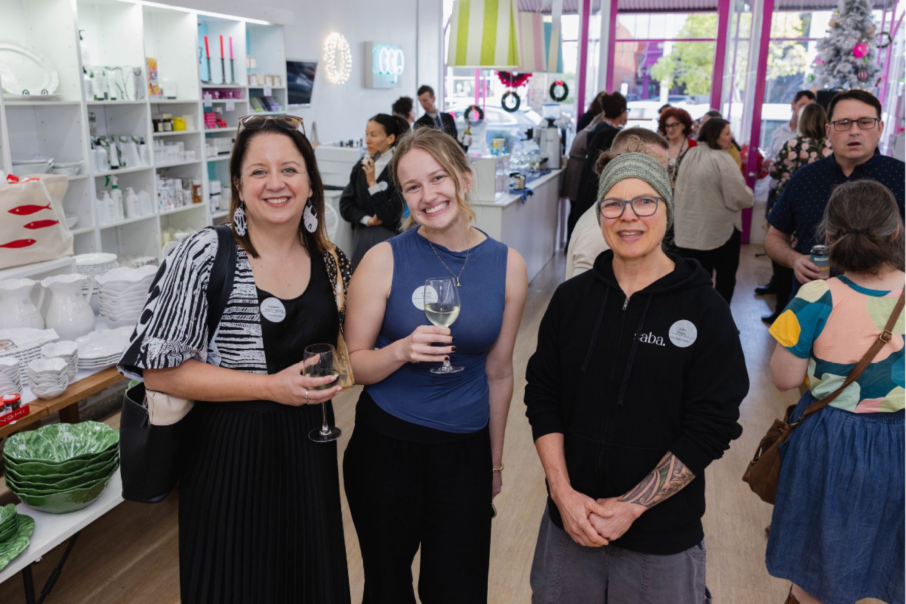 Rebecca Hunter-Harvey, Amelia Taylor and Jules Payne