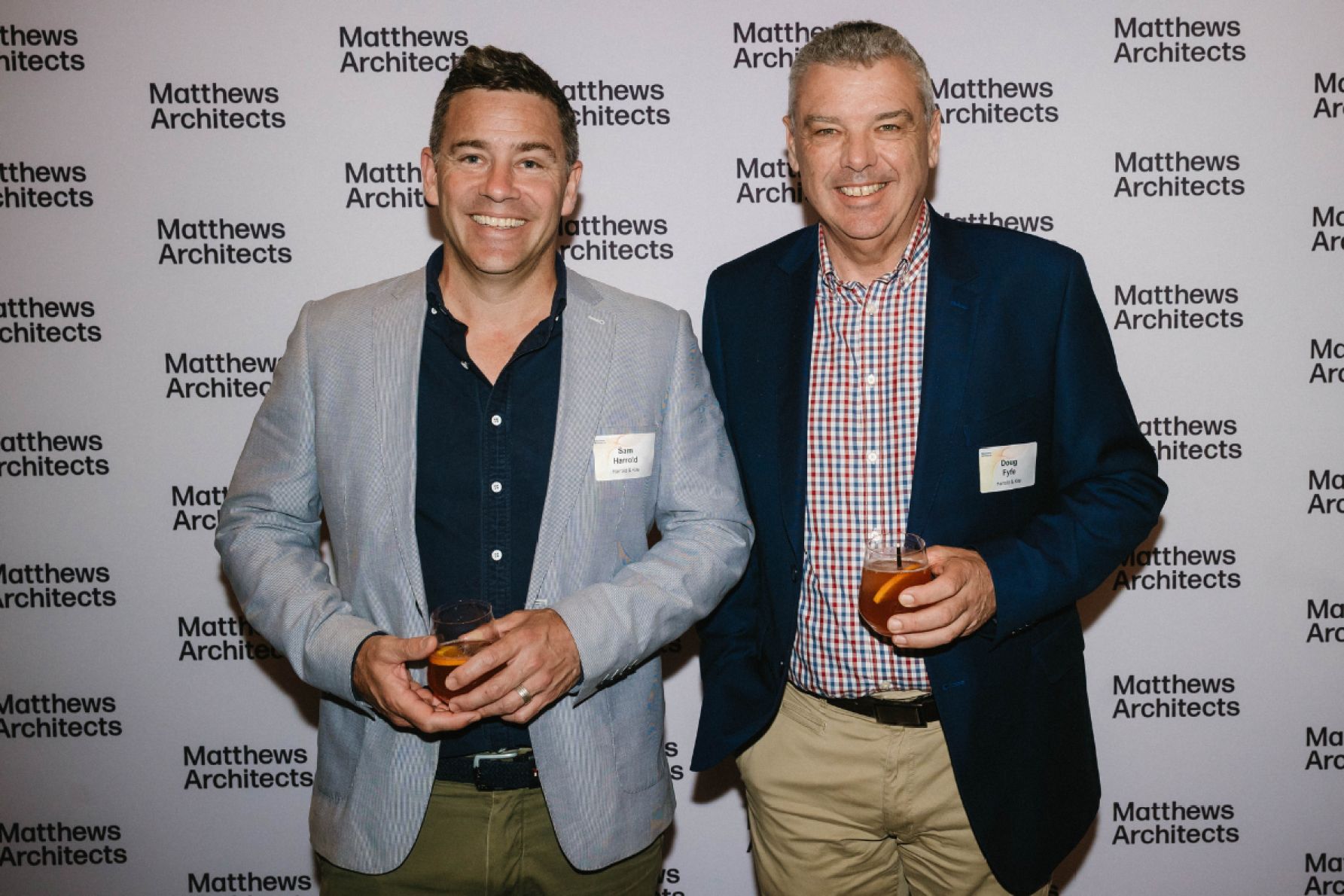 Sam Harrold and Doug Fyfe