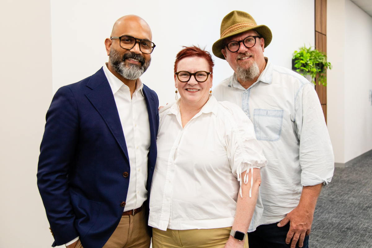 Sanj Kulathungam, Yvette Braithwaite-Bragg and Tave Bragg