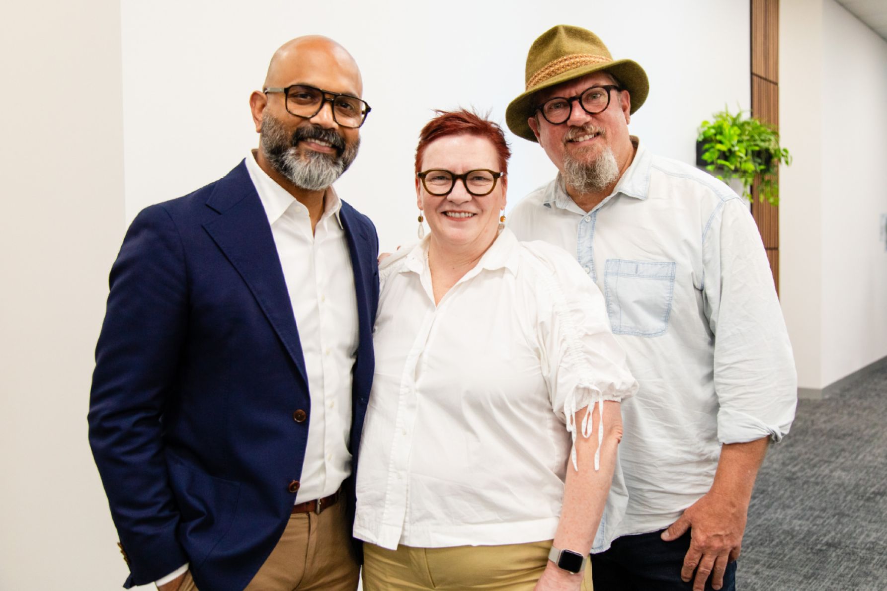 Sanj Kulathungam, Yvette Braithwaite-Bragg and Tave Bragg