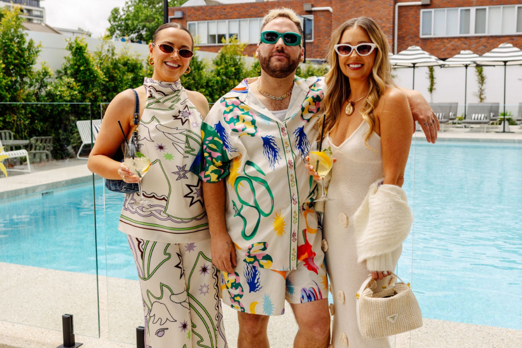 Sophie Wilden, Thomas Phillips and Hayley Berlingeri