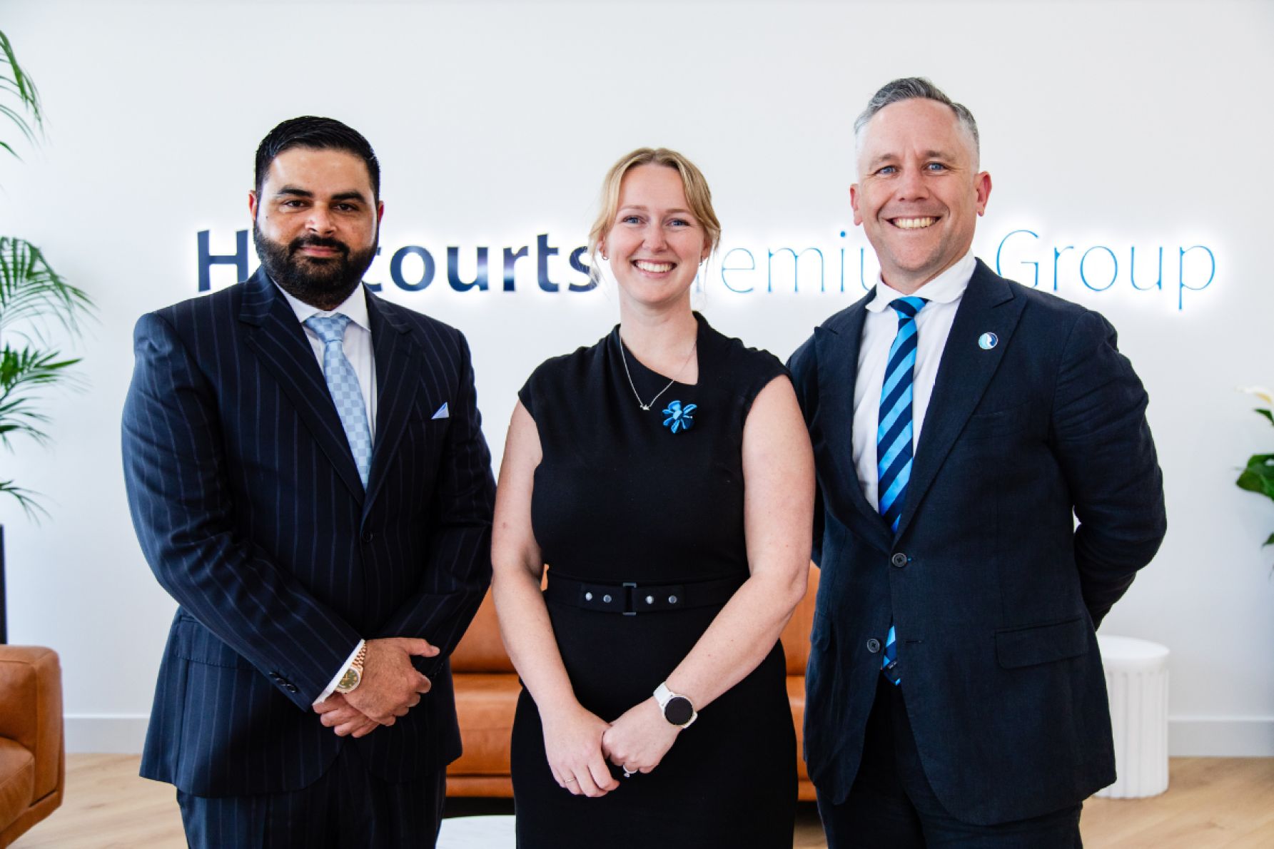 Sunny Singh, Heather Edwards and Adrian Knowles