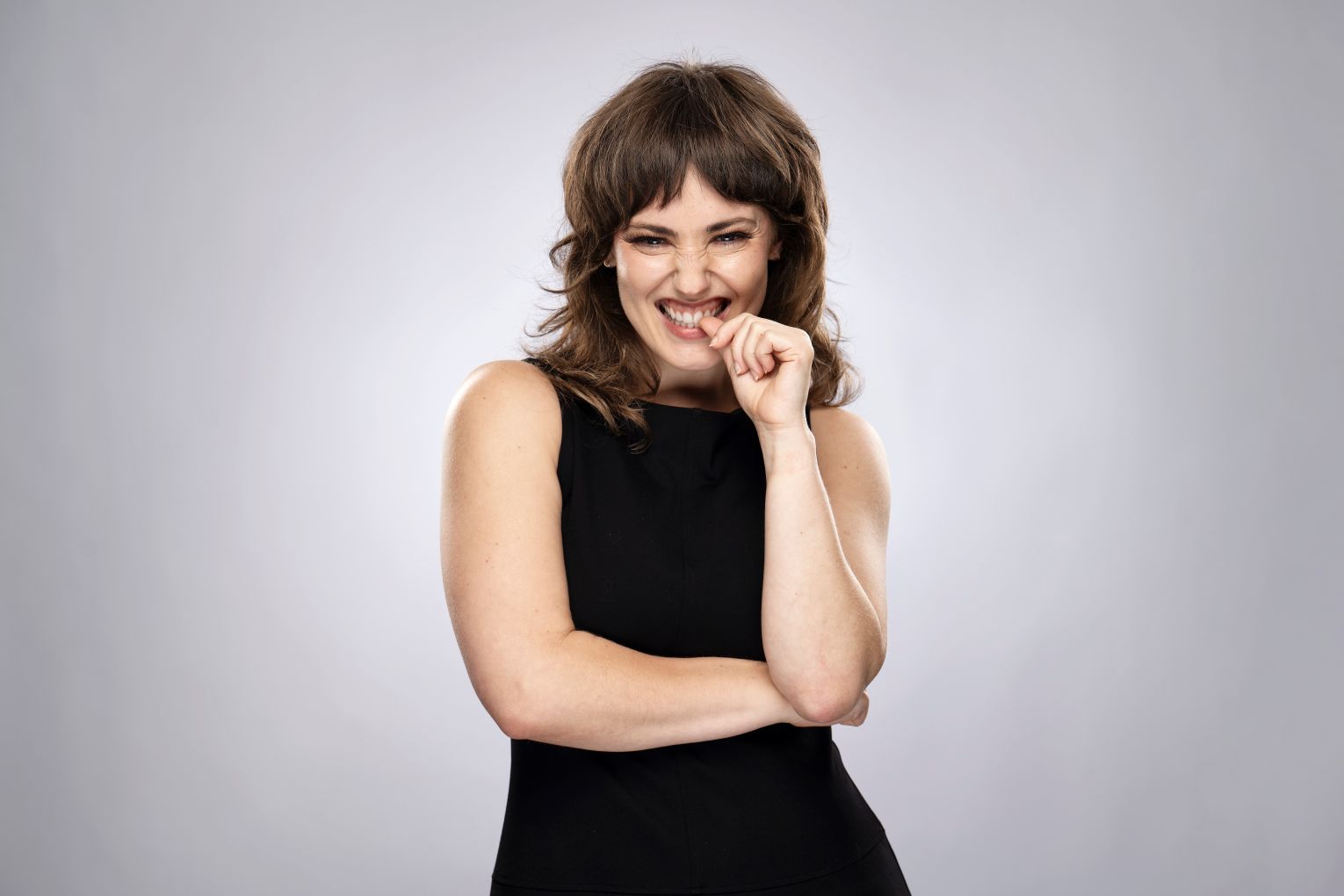 Loren Hunter plays Charity Hope Valentine in Sweet Charity, which is coming to QPAC in December as part of the Prospero Arts Concert Series. Photo: Dylan Evans