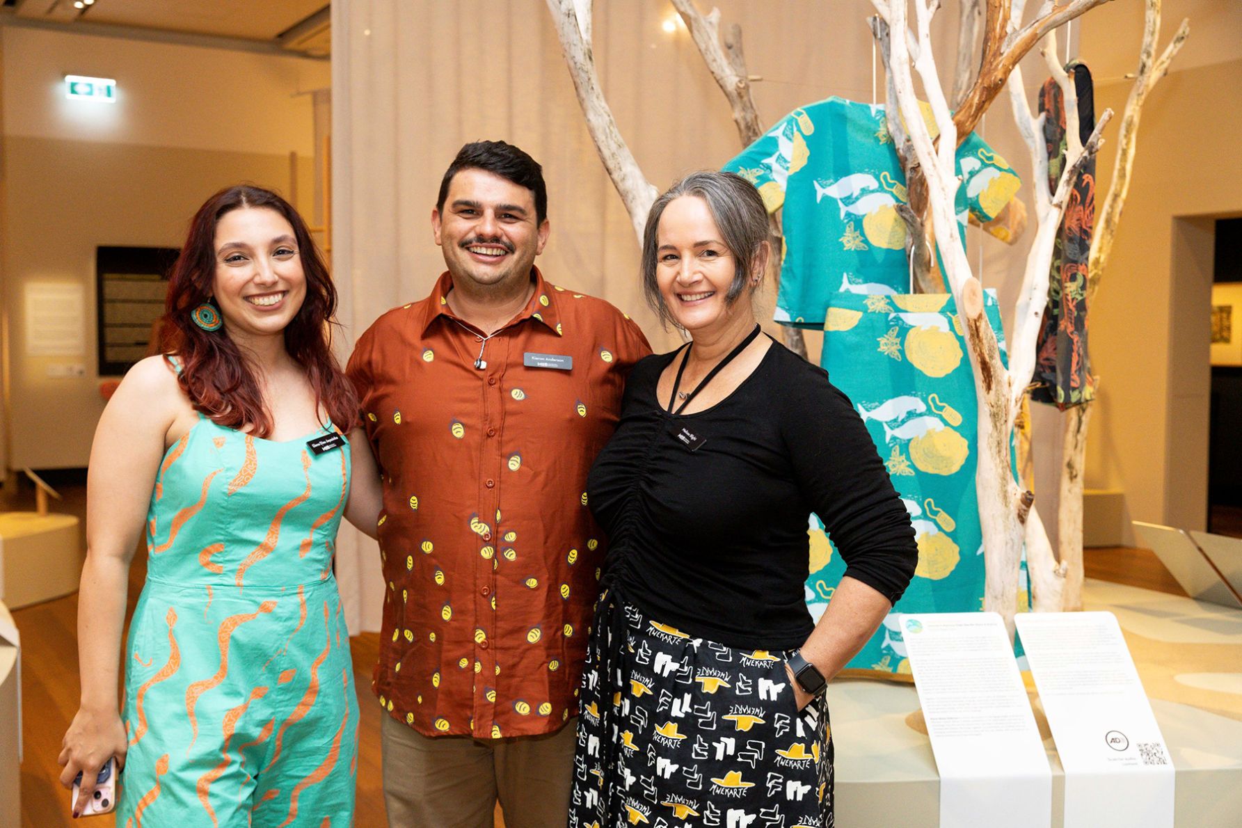 Elena Dais-Jayasinha, Kieron Anderson and Melissa Blight